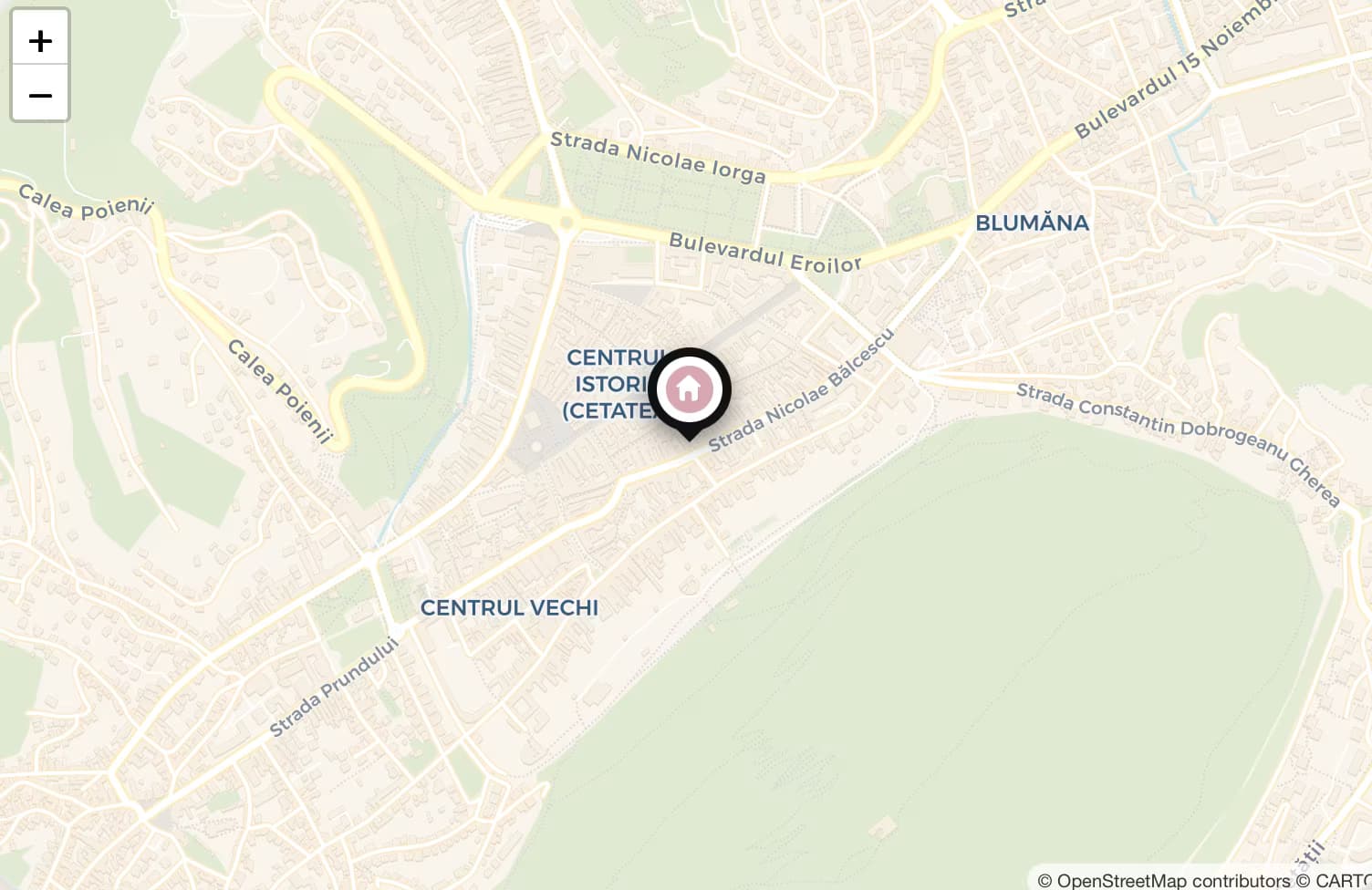 Map preview of the property location
